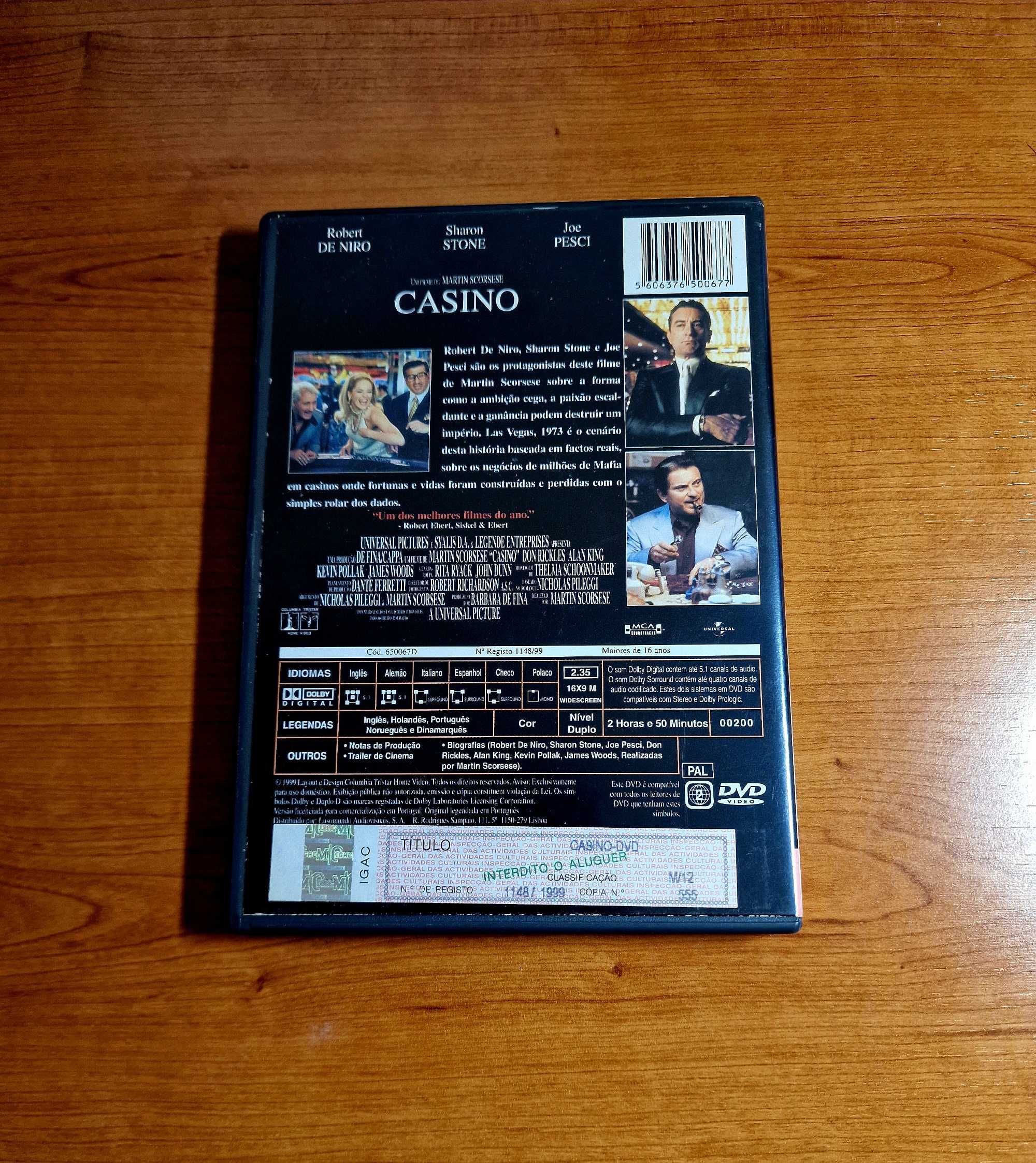 CASINO (Martin Scorsese) Robert De Niro/Sharon Stone/Joe Pesci/Libreto