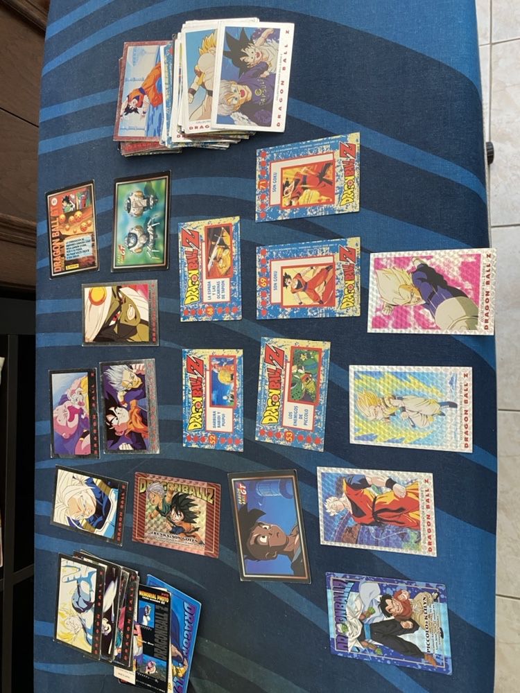 Cartas dragon ball Z penso serem ainda dos anos 90.