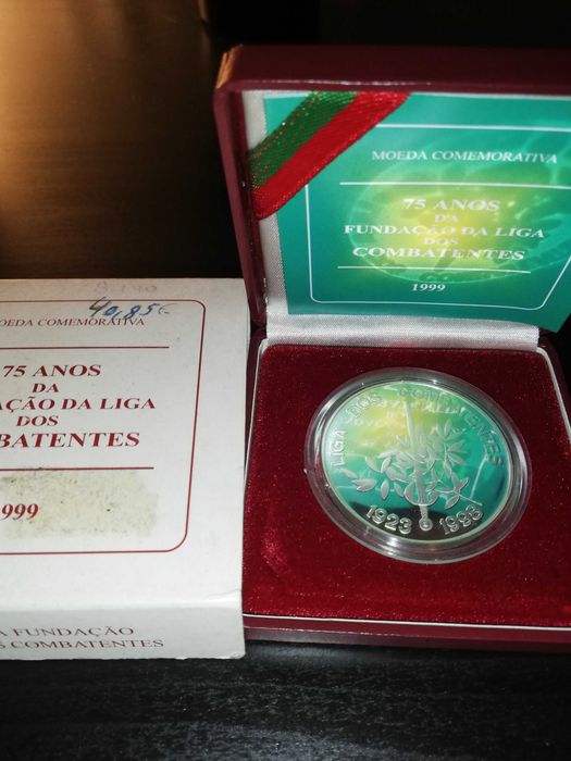Moeda 75 Anos da Fundação da Liga dos Combatentes 1999