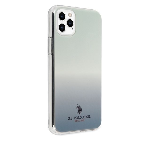 U.S. Polo Assn. Etui iPhone 11 Pro Pattern - Gradient Niebieski