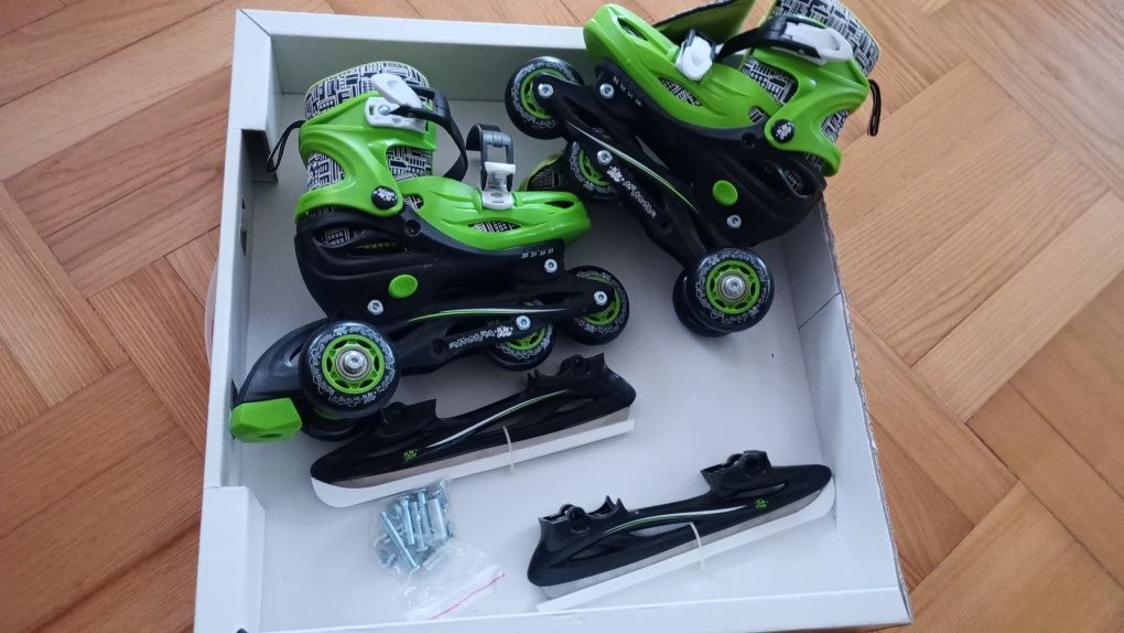 Rolki łyżworolki dwa w jednym 30 do 33