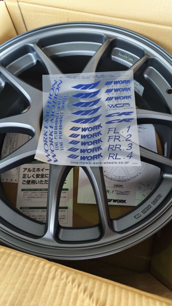 Jantes Work Emotion Kai 17 4x108 18 4x108 novas