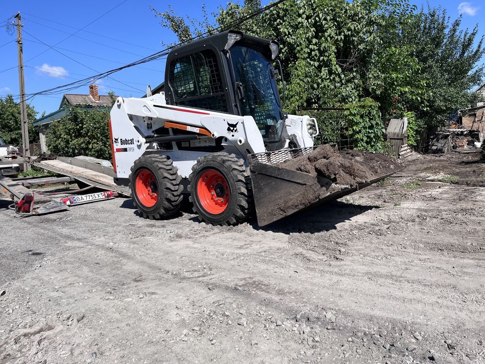 Аренда мини бобкат bobcat экскаватор планеровка вывоз погрузка мусора