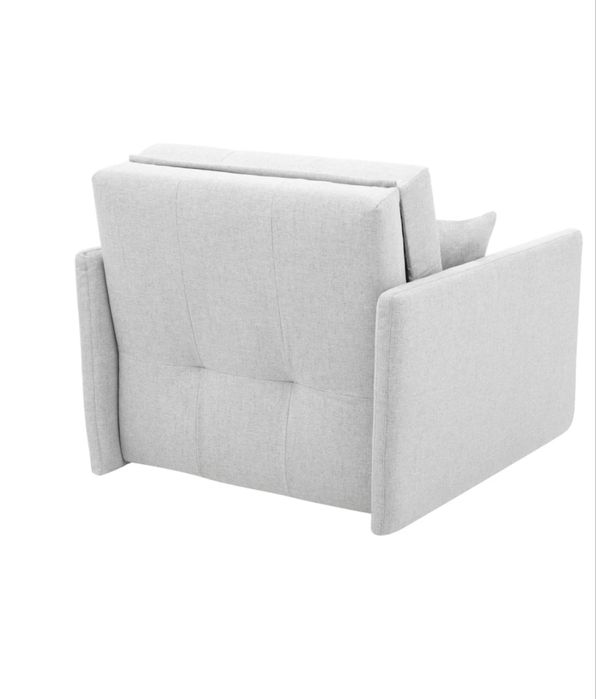 Jednoosobowa Sofa rozkladana łóżko amerykanka 93 cm szara LEO I