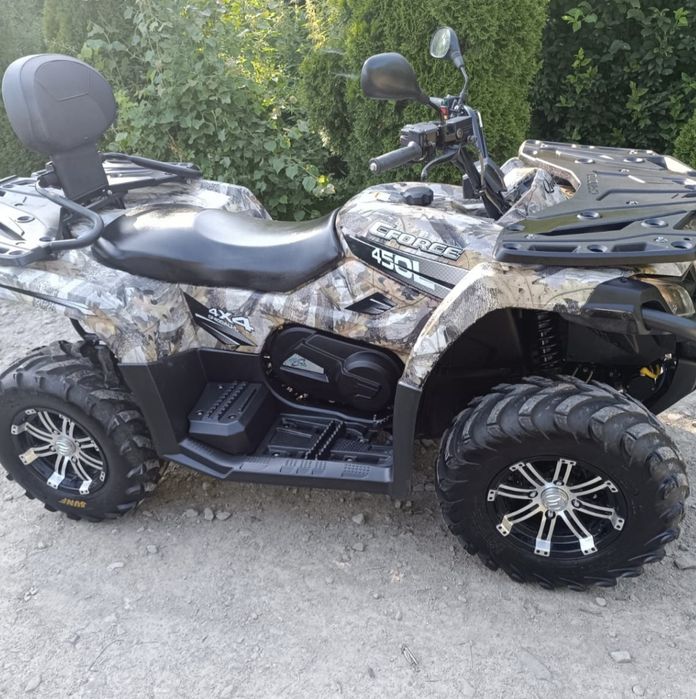 Quad CF Moto  450 L 4x4 /Homologacja L7e samochodowy