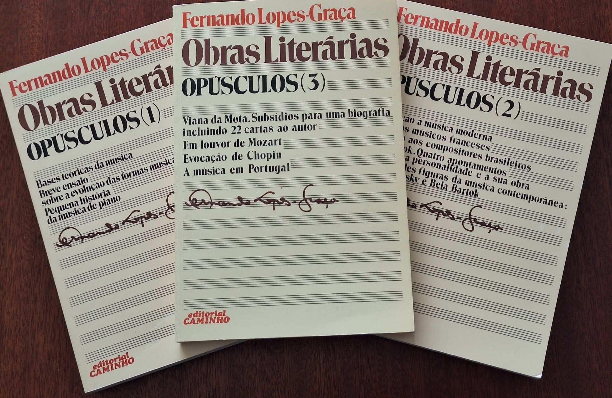 Obras literarias Fernando Lopes Graça