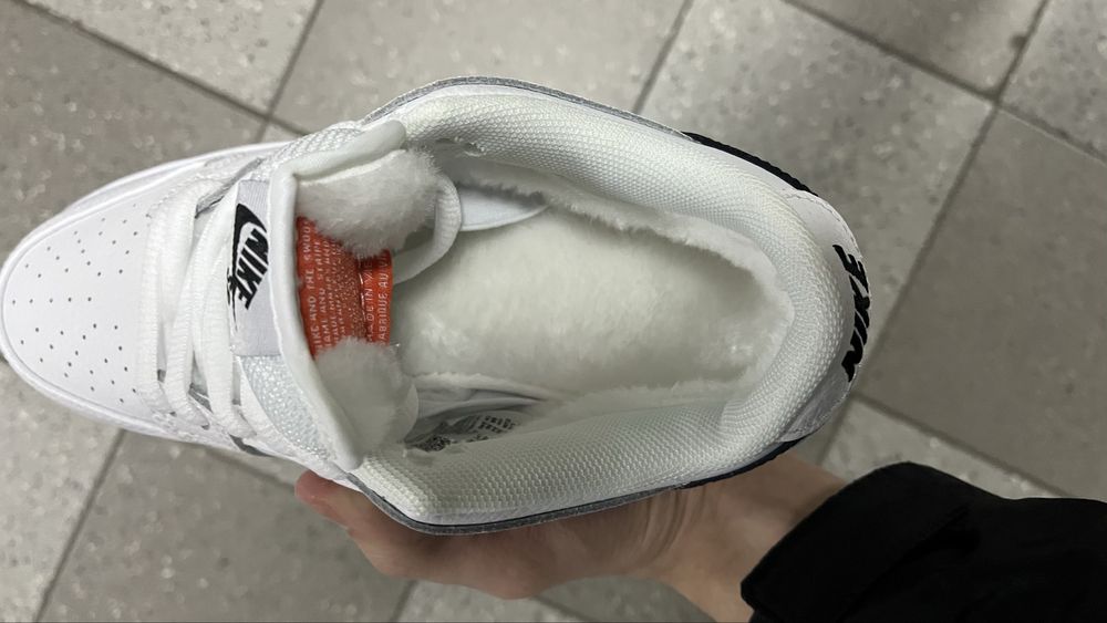 Найк Данк зимові з Хутром