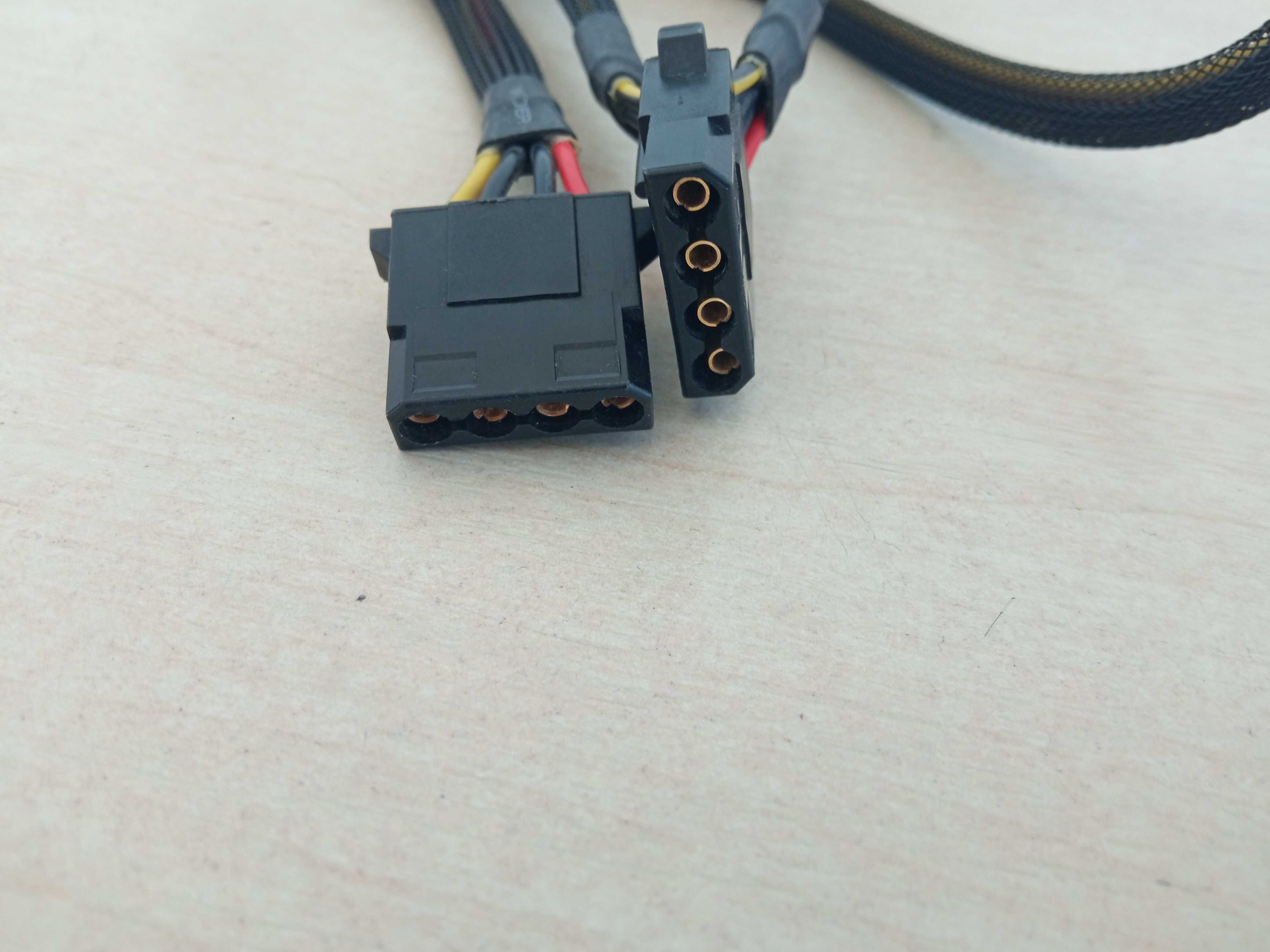 Кабель для модульного блоку живлення 6 pin на 3x molex