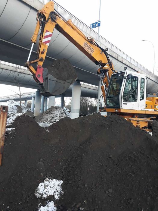 Koparka usługi koparką zagęszczarka /wynajem maszyn Wrocław - Oleśnica