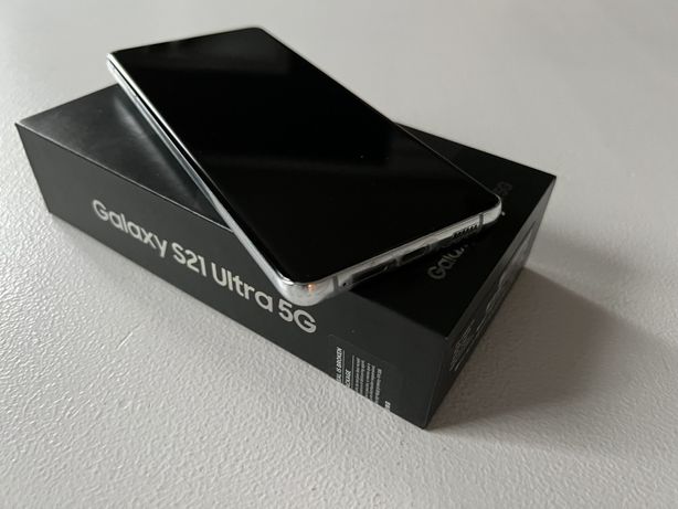 Samsung S21 ultra 12/256GB gwarancja idealny folie