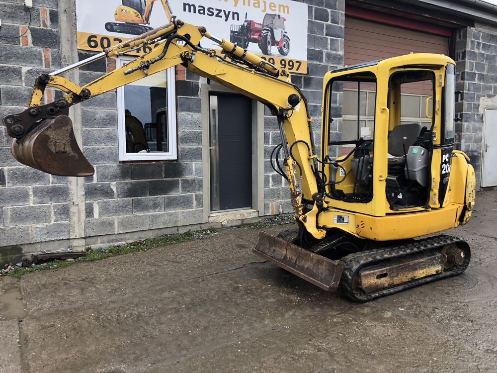 Minikoparka Komatsu 2,5 tony