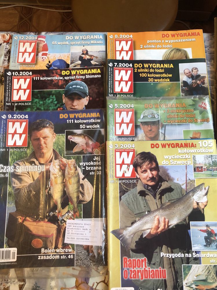 Wiadomości Wędkarskie  Rocznik 2004