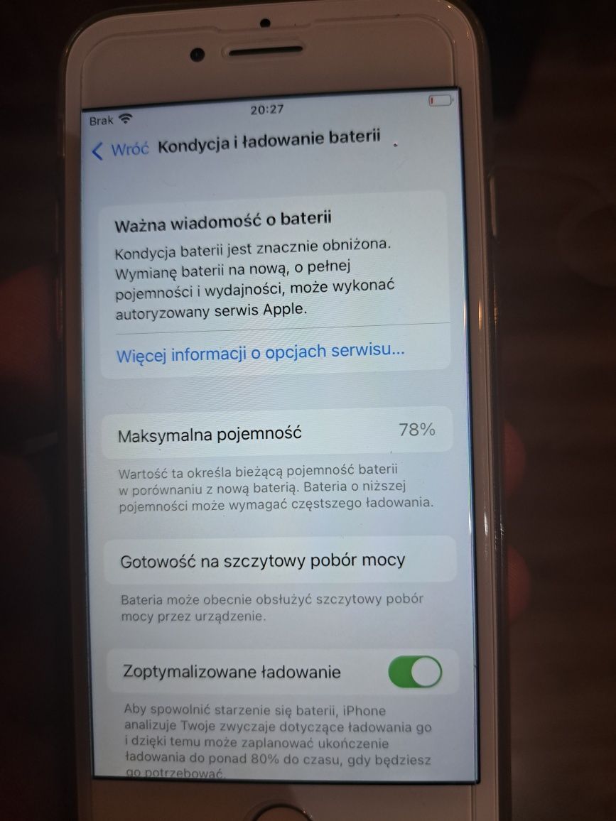 iPHONE 8 biały stan bdb