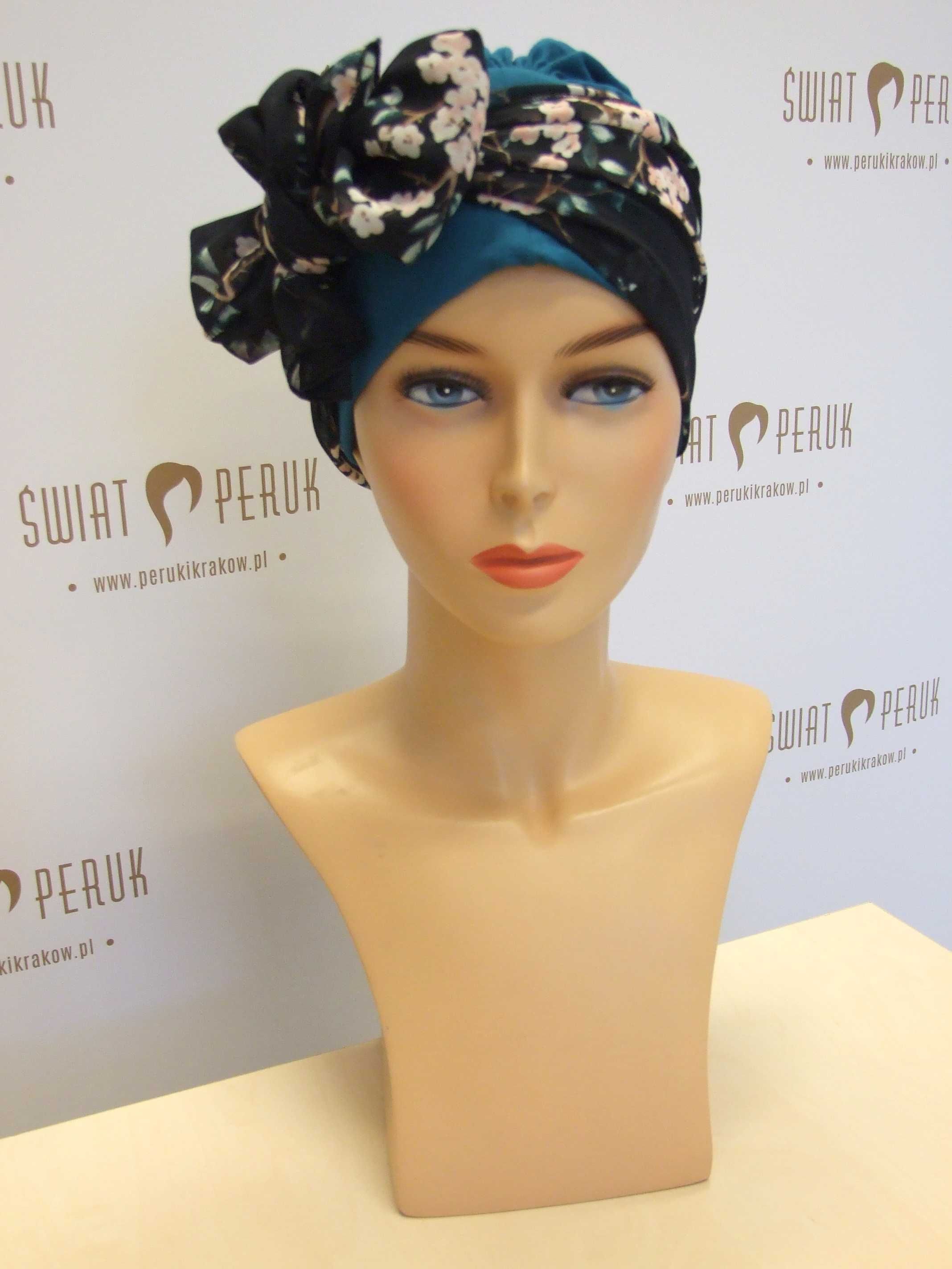 Letni turban z długim wiązaniem Pińczów
