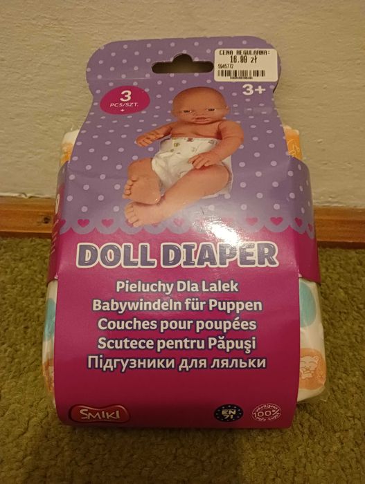 Pieluchy dla lalki SMIKI