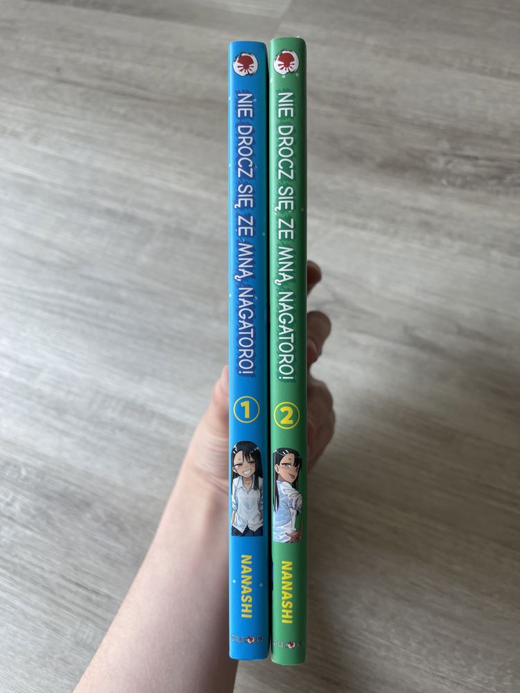 Manga „Nie drocz się ze mną, Nagatoro” tom 1 2 dodatki