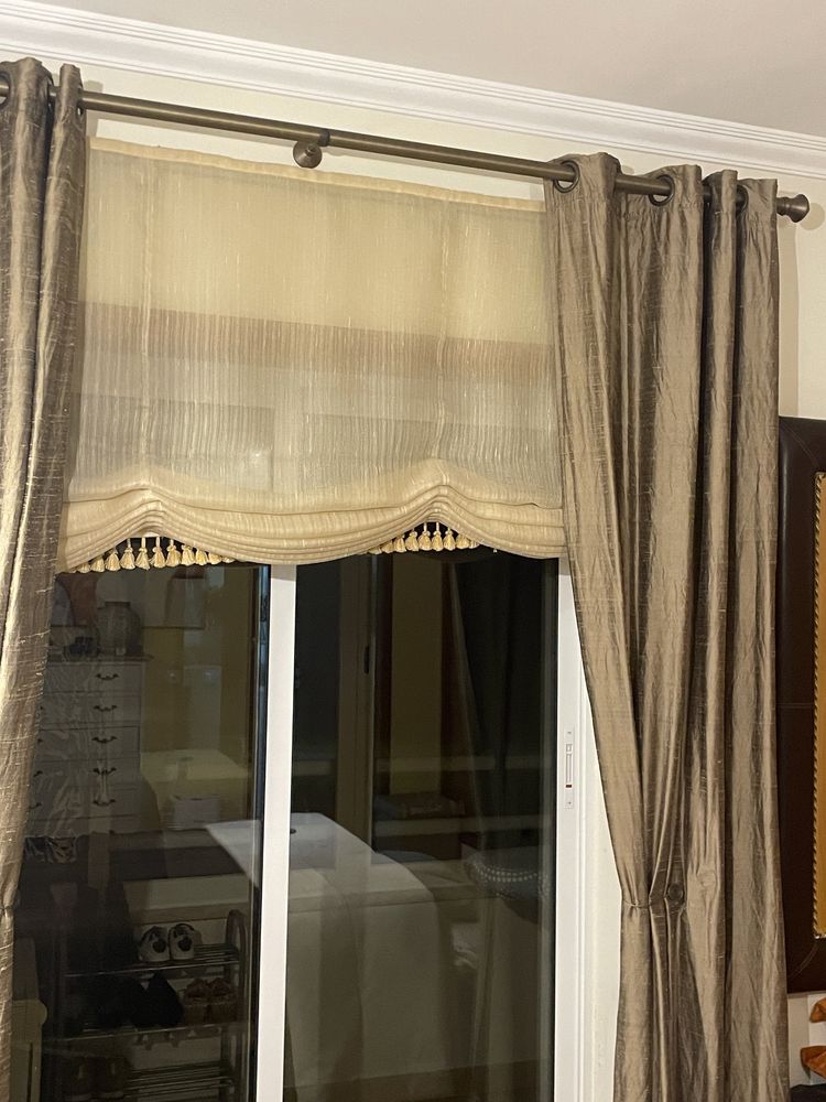 Cortinado de quarto com varão incluido