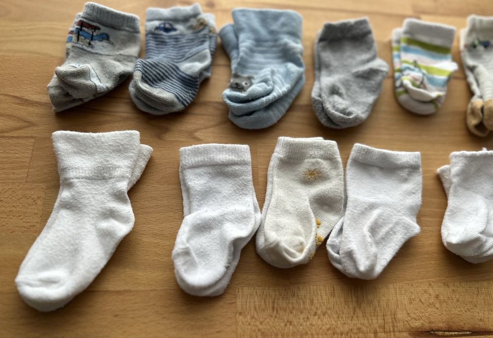 Zestaw skarpetek 12 par rozmiar 13-15
