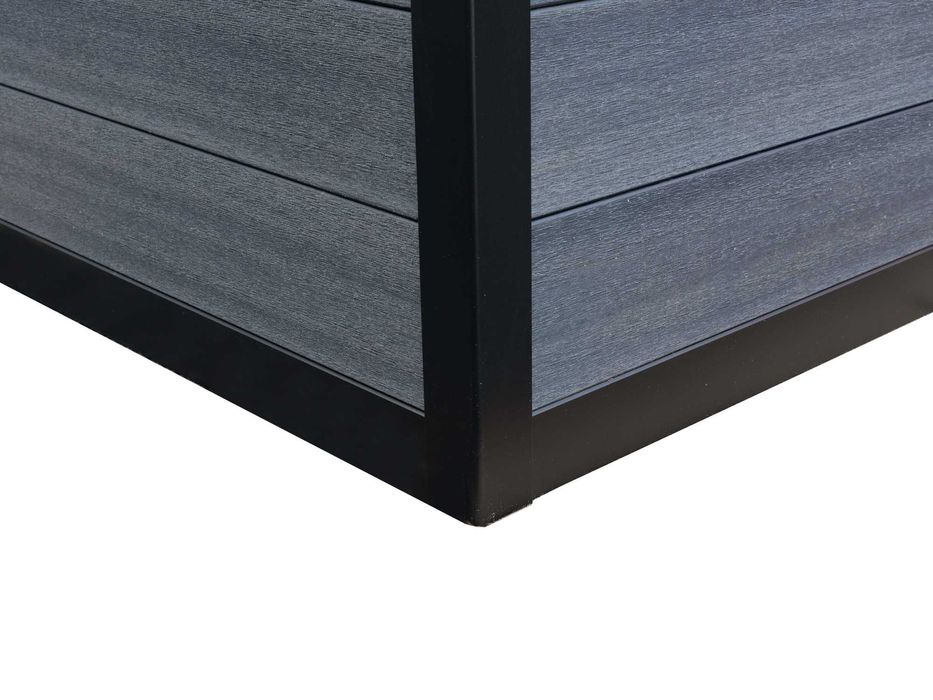 Domek ogrodowy kompozytowo-aluminiowy z pergolą