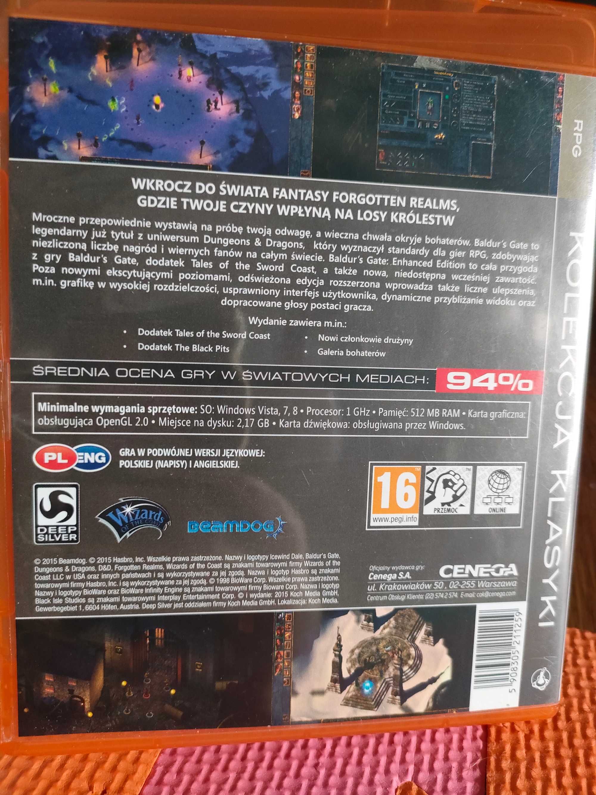 Gra Baldur's Gate PC