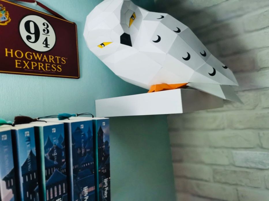 Papercraft Modelo 42 - Hedwig Harry Potter