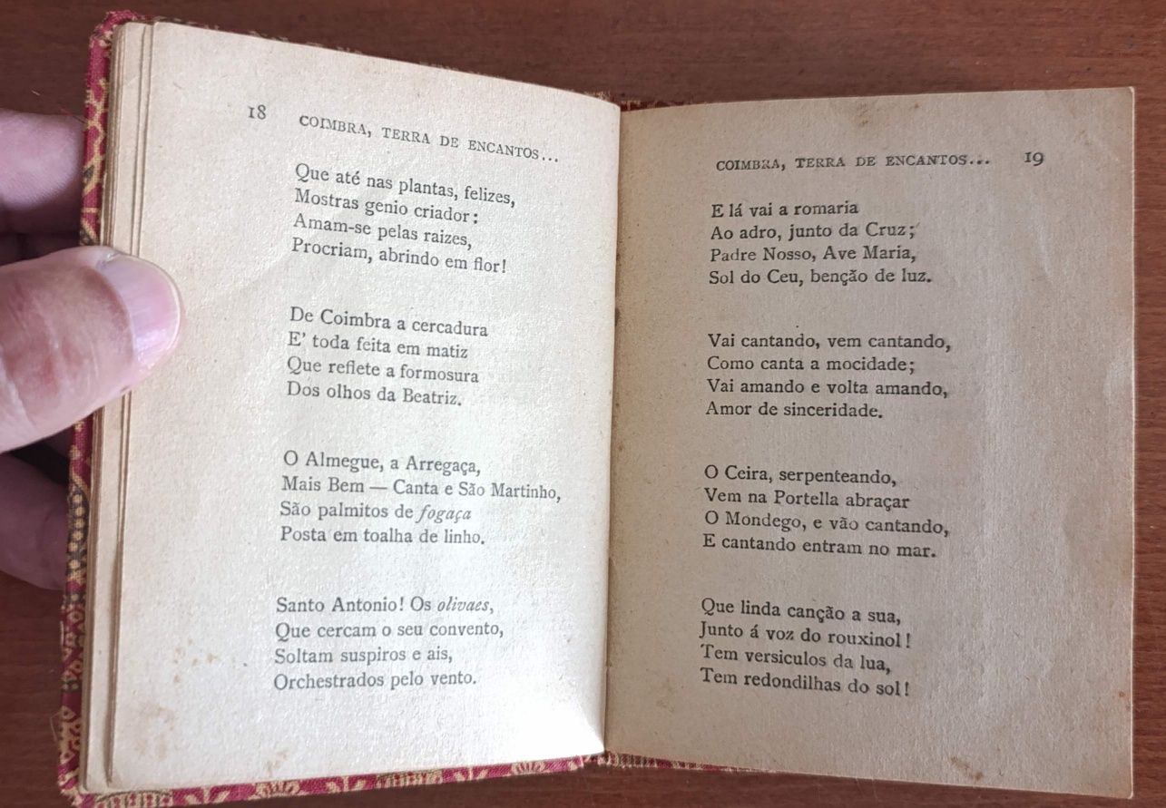 Coimbra, Terra de Encantos - Sérgio de Castro 
Edição de 1925
Encadern