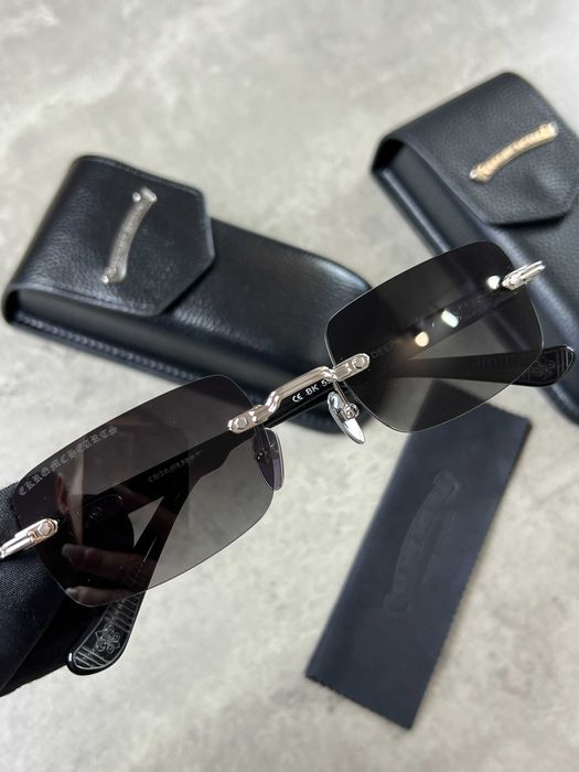 Мужские очки Chrome Hearts темные очки Хром Хартс солнцезащитные g250