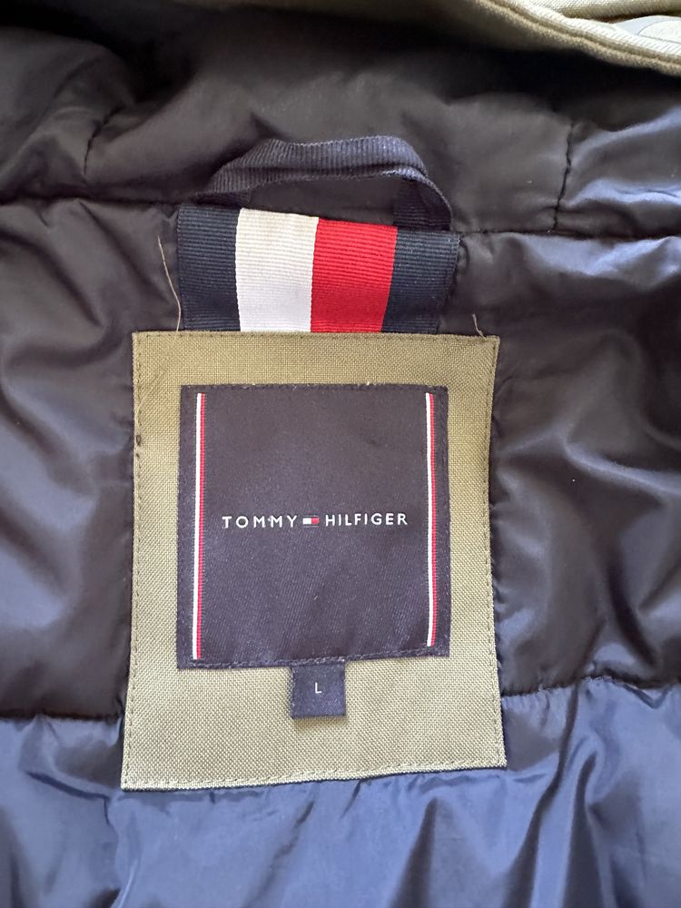 Kurtka zimowa Tommy Hilfiger Zielona super okazja