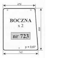 szyba boczna prawa i lewa Pronar 82A, 82SA, 82TSA, 1025A, 1221A ACX390