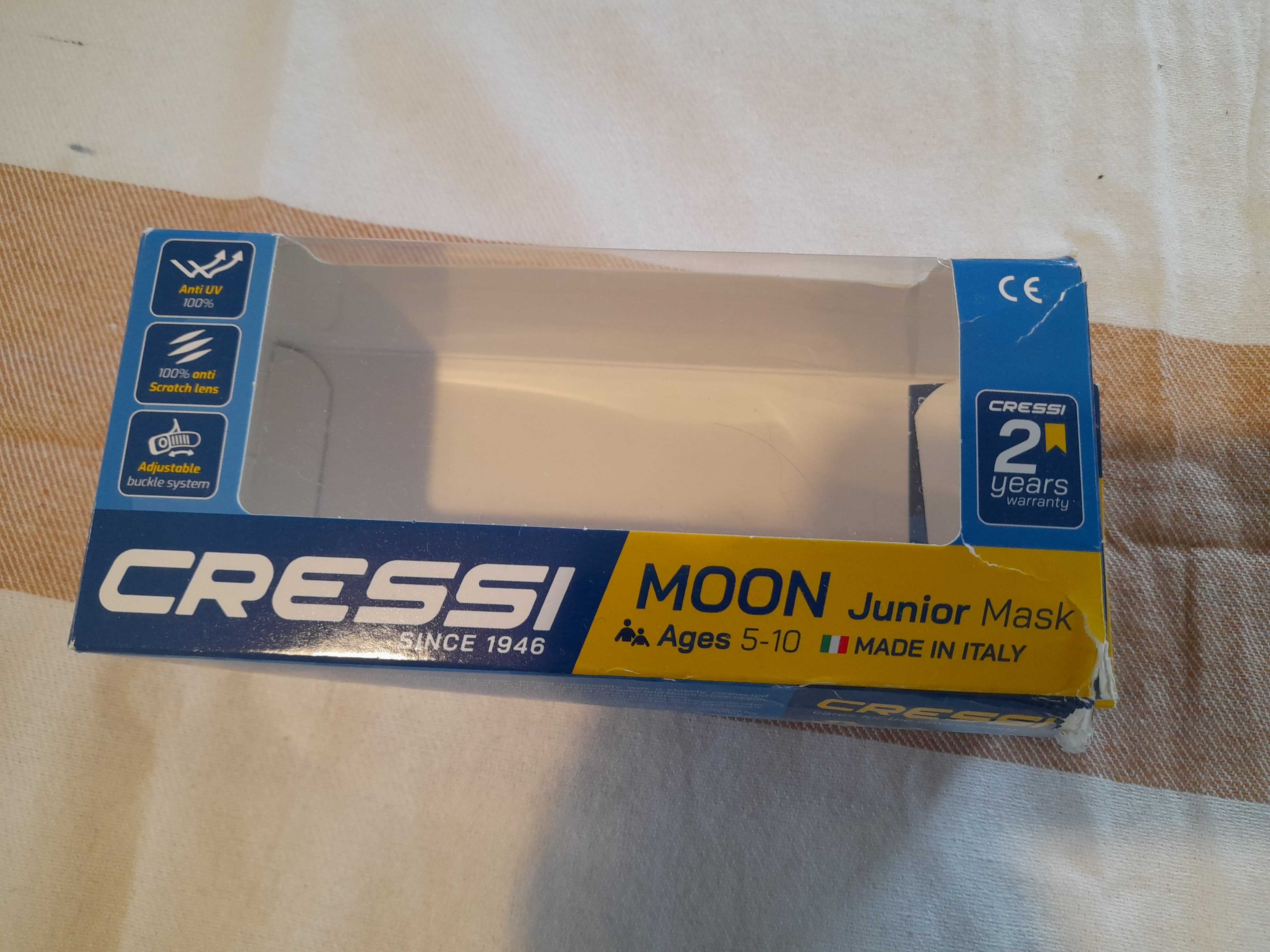 Maska do nurkowania okulary Cressi Moon Kid niebieski