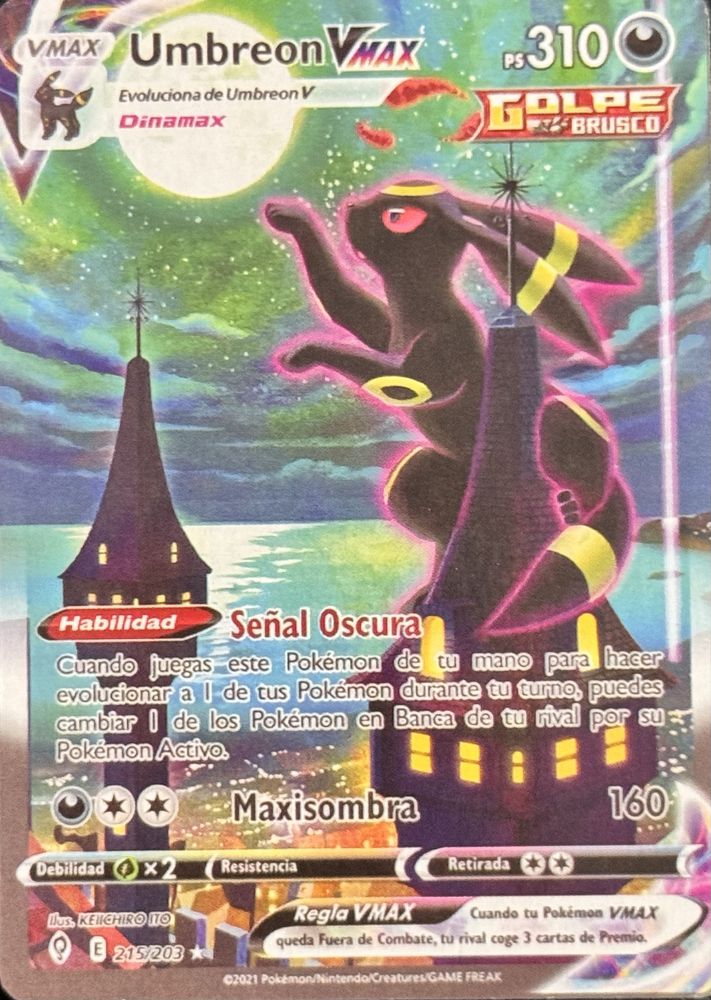 Umbreon Vmax - em espanhol