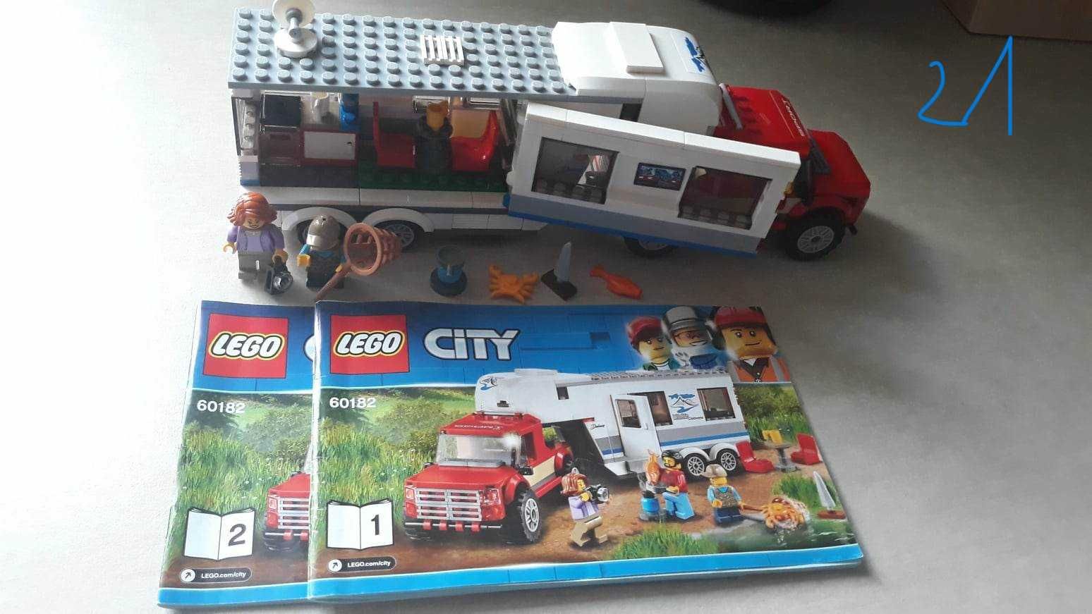 Lego city pickup z przyczepą nr 60182
