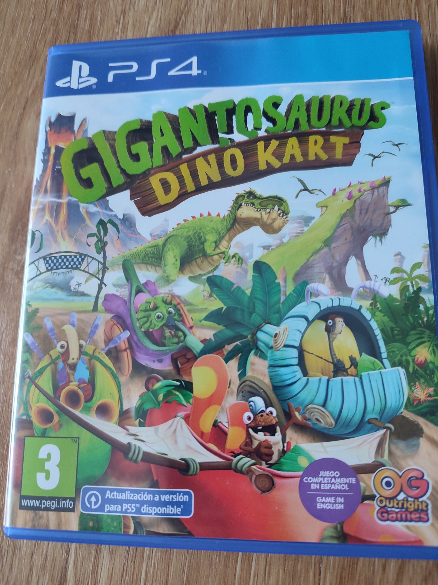 Jogo Gigantosauros Dino Kart PS4