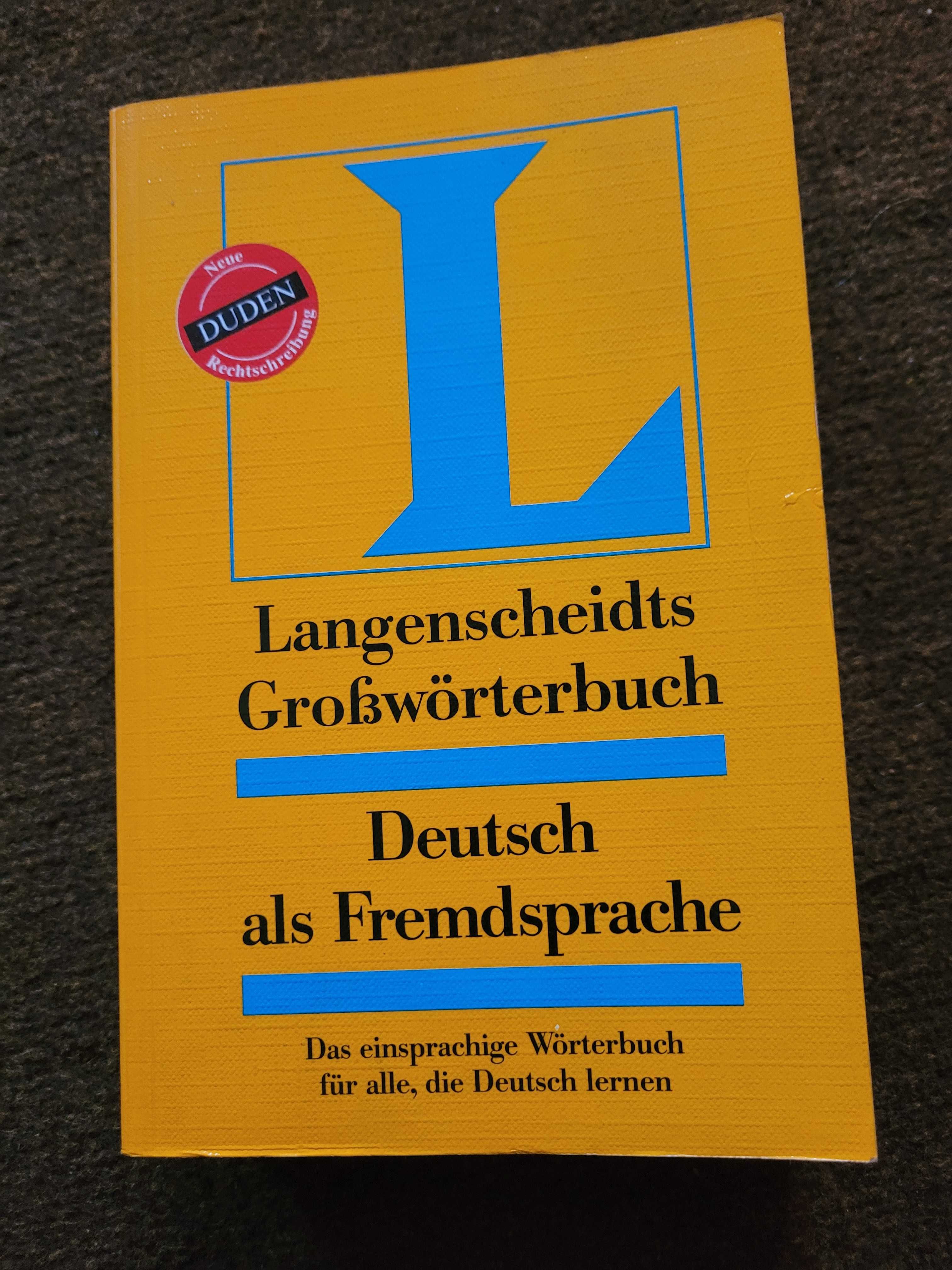 Duży słownik niemiecki Langenscheidts - Deutsch als Fremdsprache