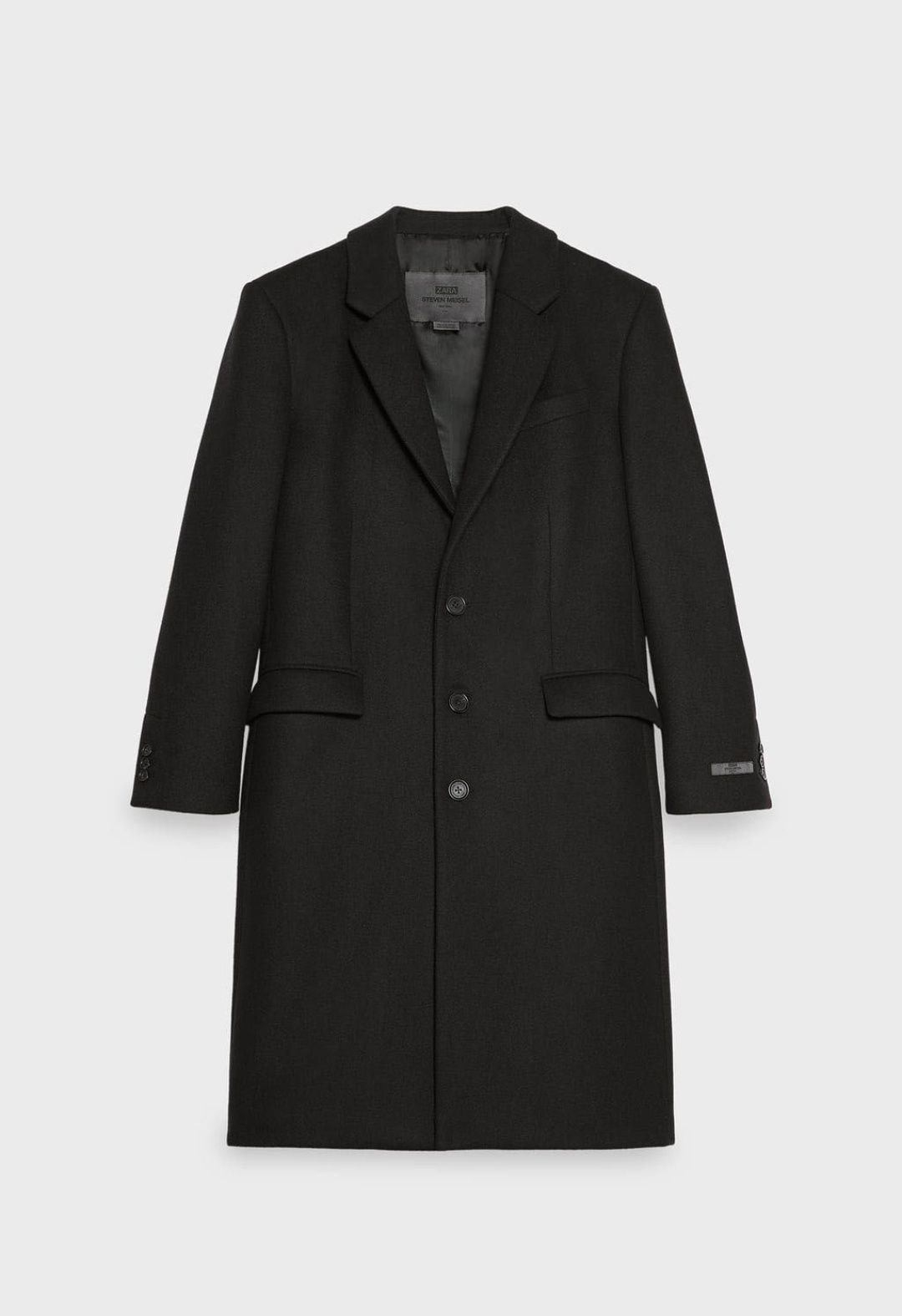 ZARA XS premium STEVEN MEISEL kaszmir wełna nowy XS płaszcz wełniany