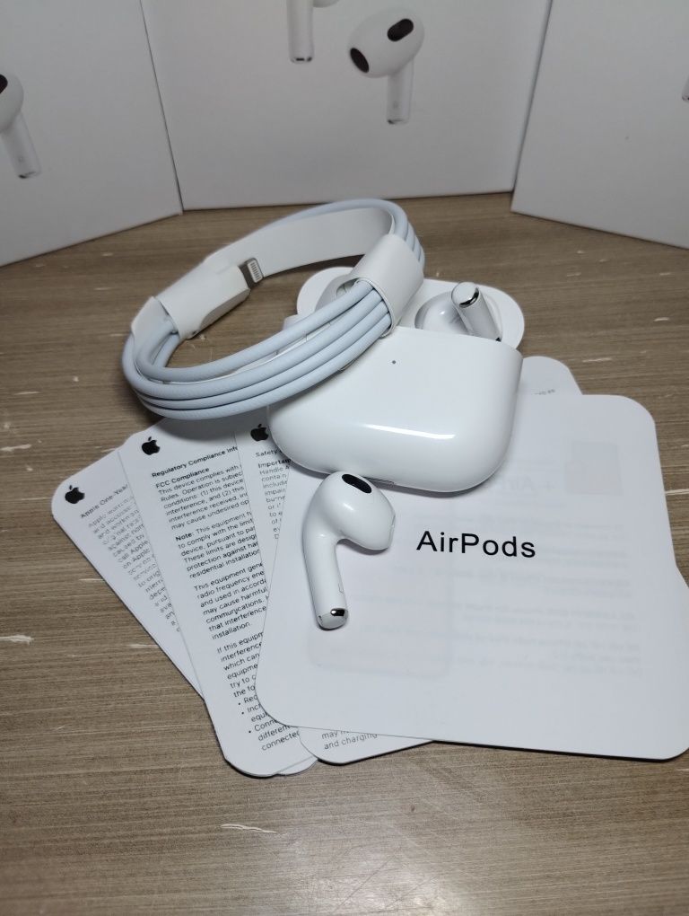 Бездротові Навушники AirPods 3 Lux Version 1:1 До оригіналу