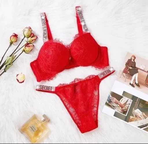Bielizna damska czerwona Victoria's Secret 80B/L
