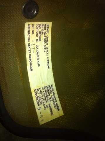 Hełmofon hełm czołgowy kevlarowy CVC us army DH132A Gentex Bose