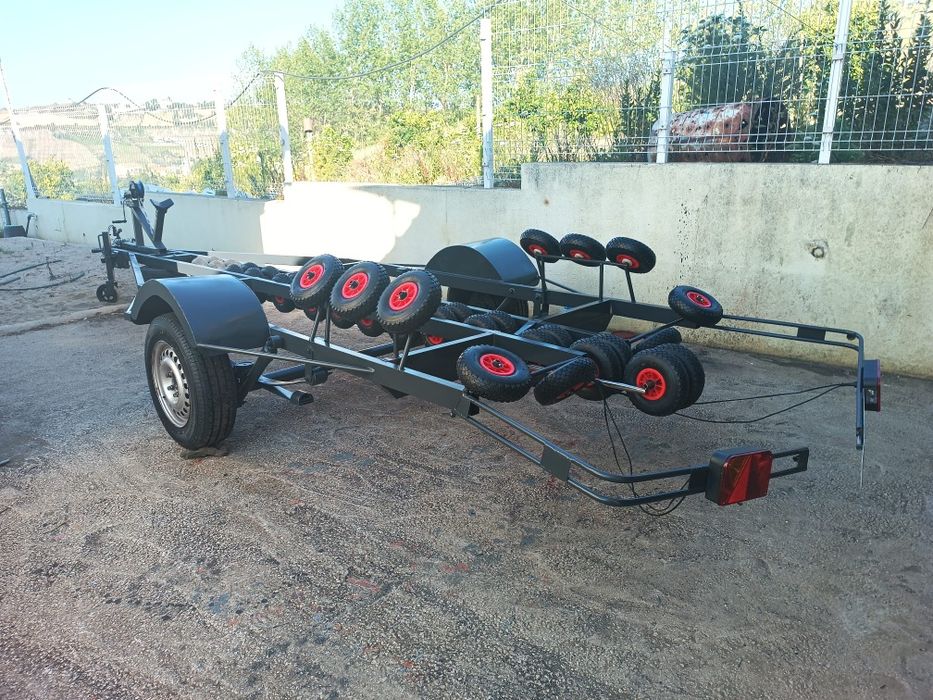 Rodas roletes atrelado reboque barco trotinete