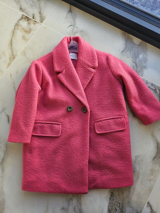 Płaszczyk różowy pudełkowy 116/122 reserved