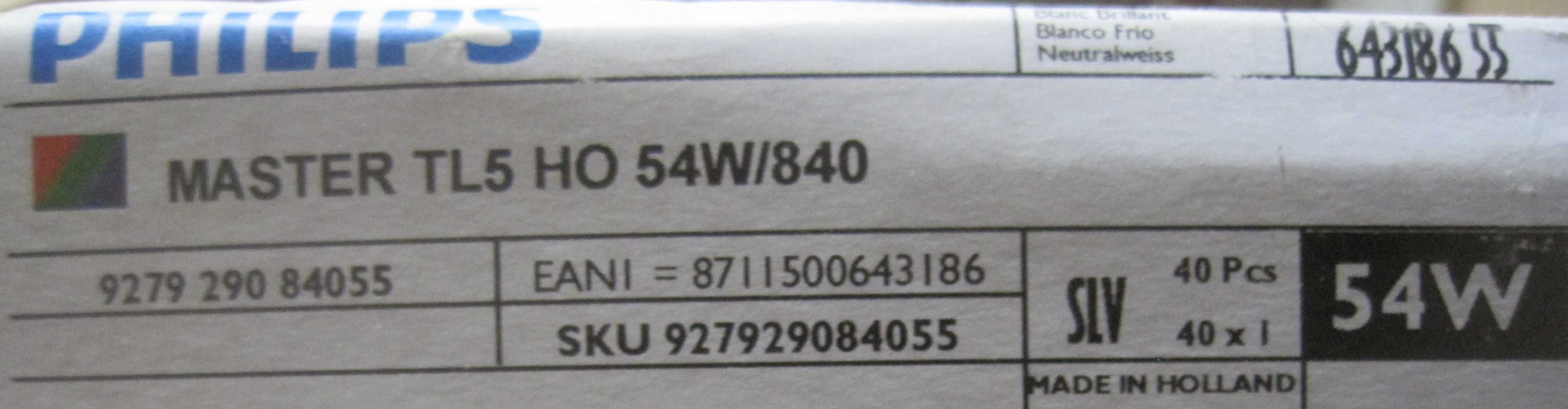 Świetlówka liniowa Philips Master TL5 HO 54W/840