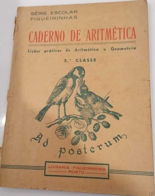 Caderno de Aritmética, Série Escolar Figueirinhas