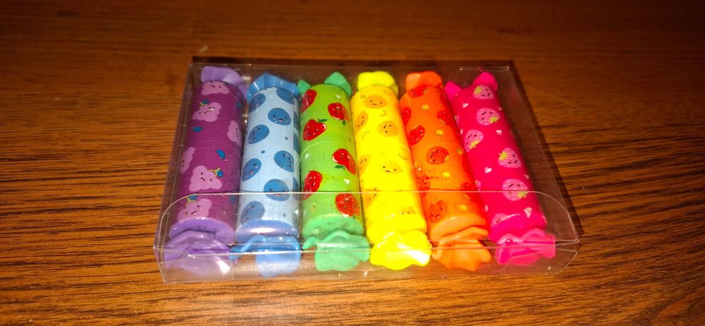Super Zestaw - Kolorowe Flamastry - Pisaki - 6 Sztuk