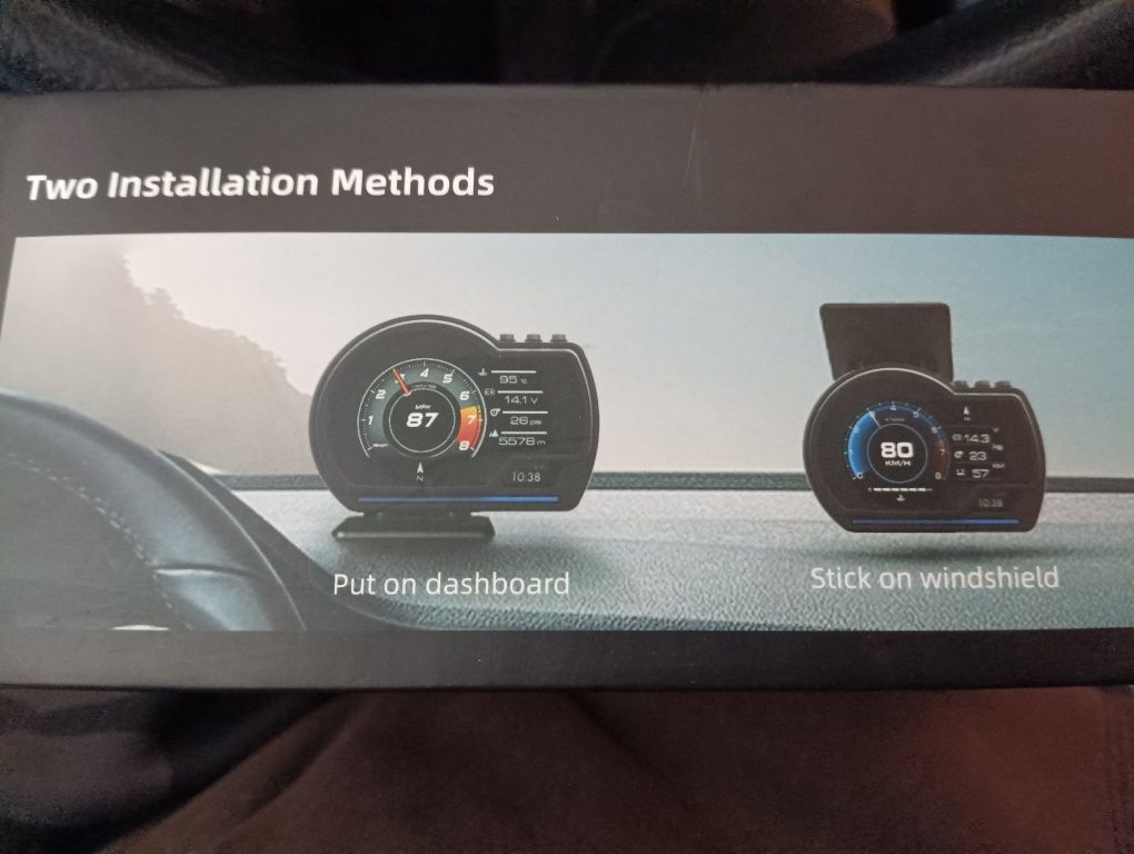 Wyświetlacz HUD OBD2 +GPS model AP-06 do auta