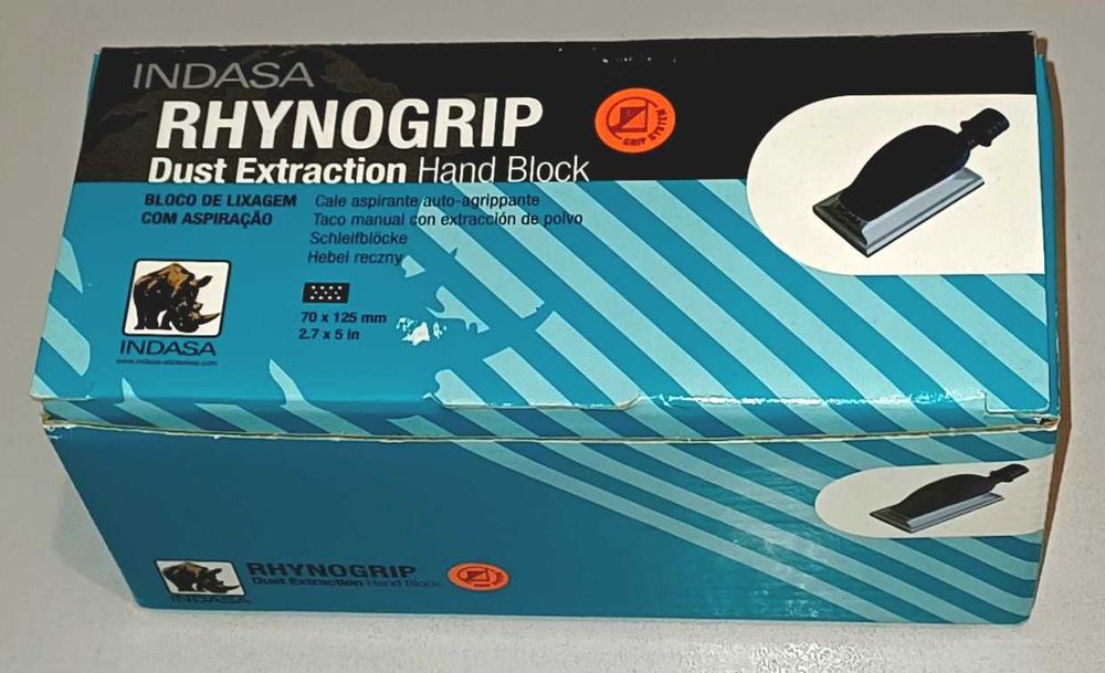 Blok do szlifowania Indasa na rzep z odsysem 70X125 11H