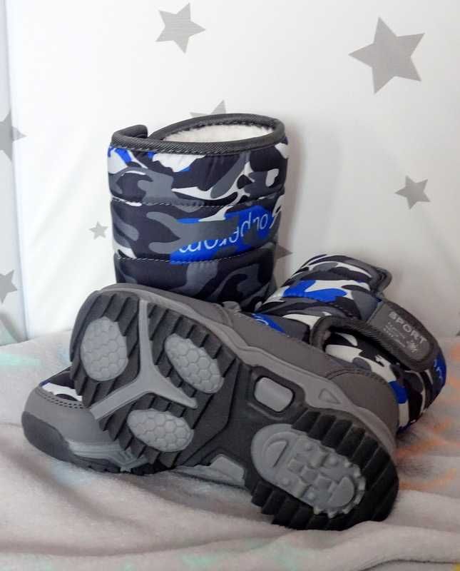 Botas térmicas Sport para neve tamanho 28