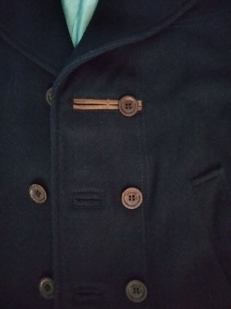 Демисезонный пиджак Armani junior, 146 см черного цвета,