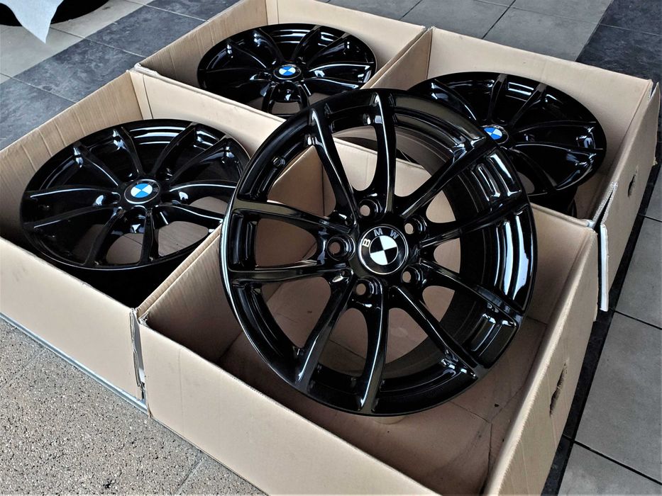 Alufelgi 16 5x120 Czarne BMW 1 3 E87 F20 F21 E46 E90 F30 F31 647#