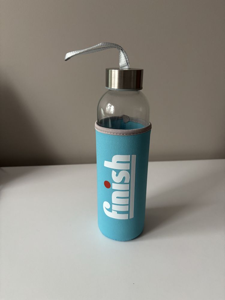 Butelka szklana FINISH 500 ml , Bidon NOWA