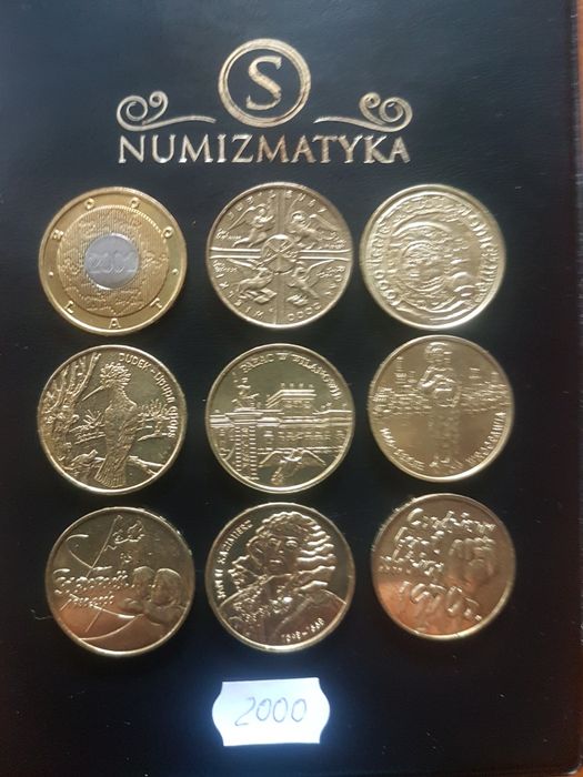 Monety 2 zł 2000 komplet